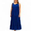 Royal Blue | Plus Size Tiered Maxi Dress