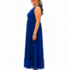 Royal Blue | Plus Size Tiered Maxi Dress
