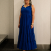 Royal Blue | Plus Size Tiered Maxi Dress